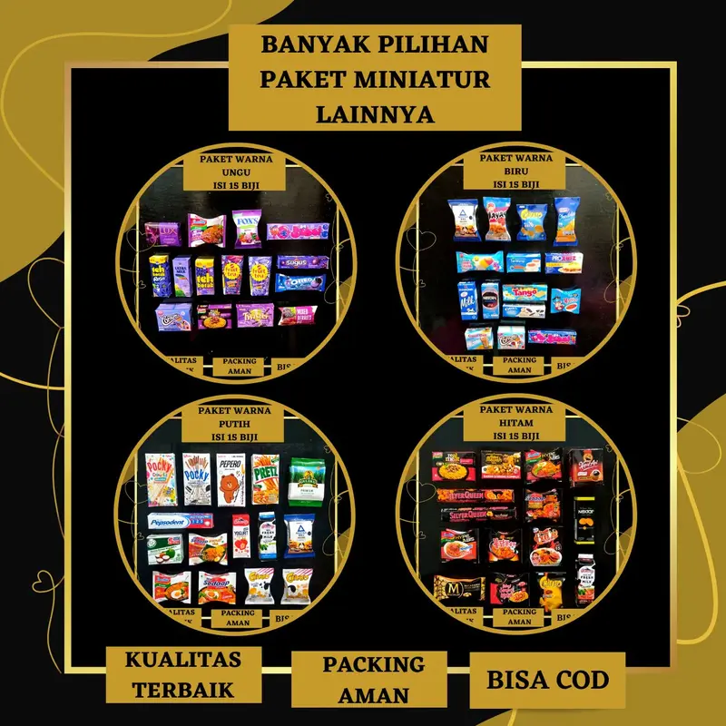 Magnet Kulkas Tempelan Gantungan Kunci Paket Jajanan Bocil Isi 10 Biji 3