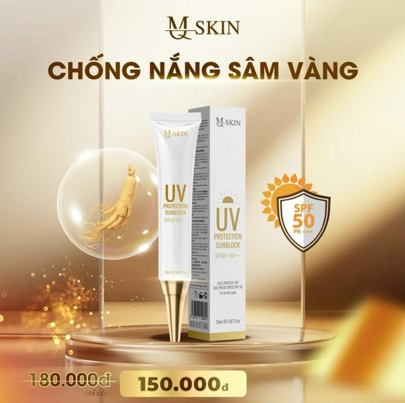 Product Introduction of Kem Chống Nắng Sâm Vàng 20G. SPF 50 ++ Giup Bảo Vệ Da Dưới ánh Nắng Mặt Trời Skincare Dưỡng Ẩm Da Làm Đẹp Da Nữ Sunscreen 1