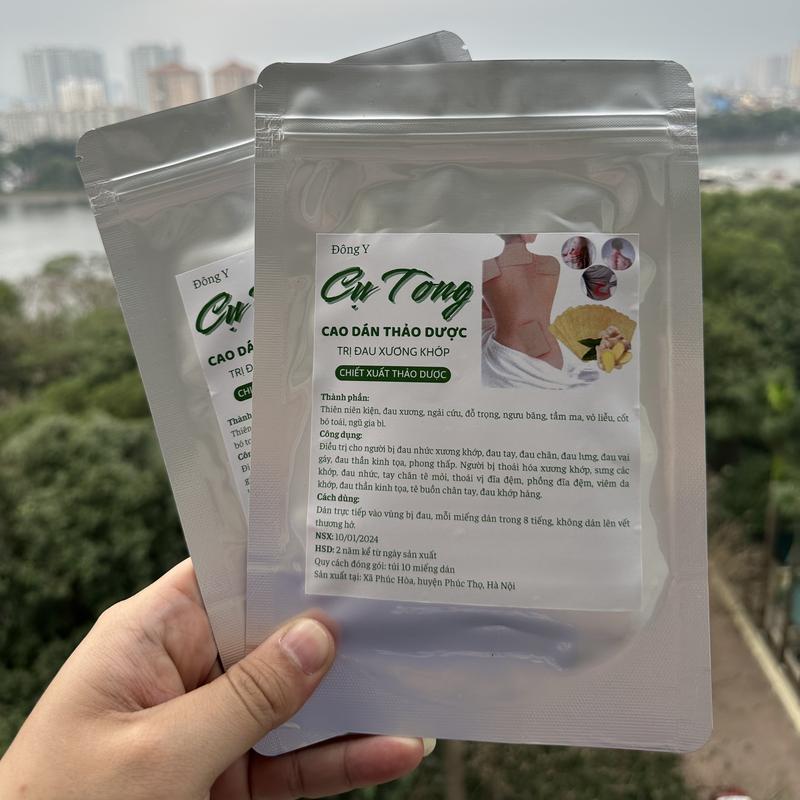 Combo 2 Gói Cao Dán Xương Khớp Thảo Dược Cụ Tòng