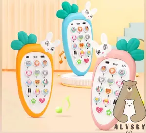 MAINAN EDUKASI PONSEL MUSIK BAYI DENGAN LAMPU MUSIK GIGITAN Plastik MAINAN EDUKASI PONSEL MUSIK BAYI DENGAN LAMPU MUSIK GIGITAN Plastik