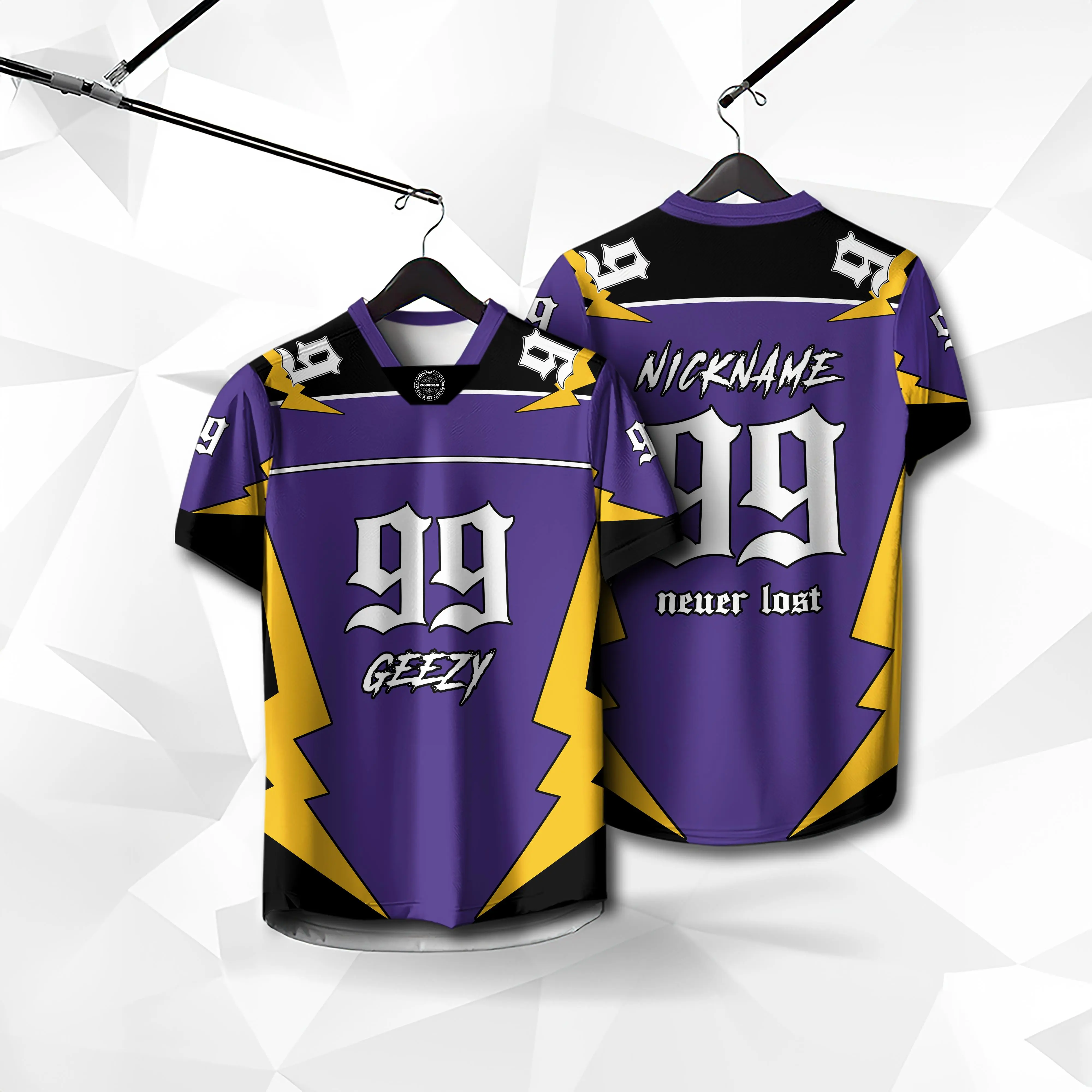 『OFS-CUSTOMIZE』Soccer Jersey, Men's Jersey, Virus Sublimation Printing, Number 99 Print, Unisex Jersey, Asian Size, Free Custom Name Number, High Quality, Affordable Price, Suitable for Adult Sports Sport2025