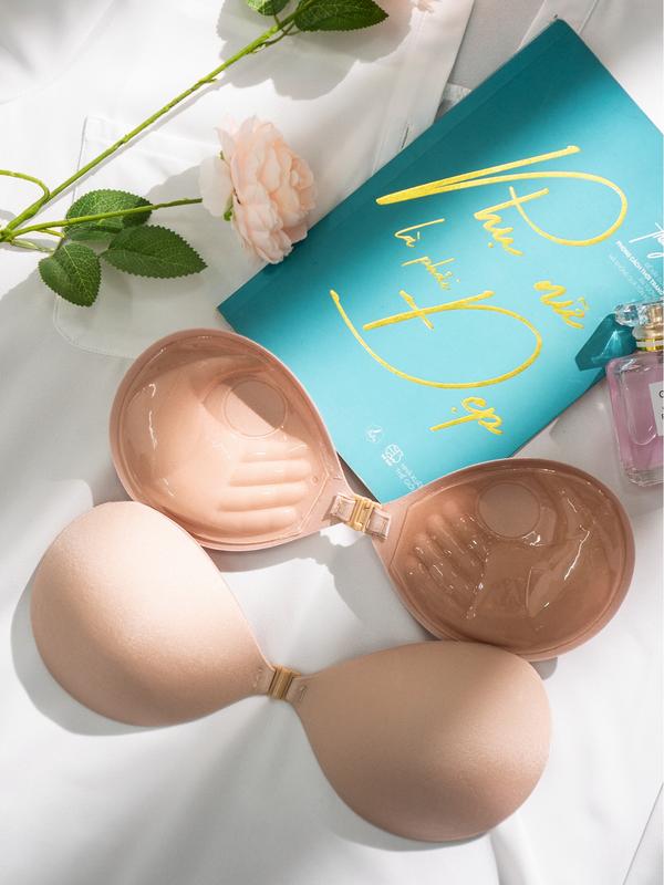 Áo dán nâng ngực đệm bàn tay khuy cài trước cao cấp Lyly AD006 Nữ Women 2