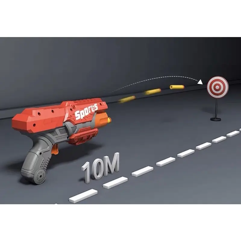 Soft Bullet Gun Mainan Tembak Anak Tembak Mainan Soft Bullets Toy Airsoft Kids Toy Hollow Hole Foam Head Soft Bullet 1