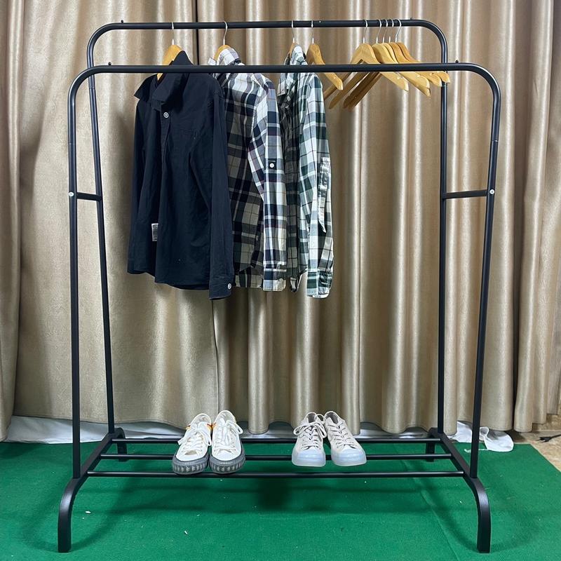  Kệ treo quần áo cao cấp 2 khung 1 tầng để đồ thiết kế sang trọng hiện đại 