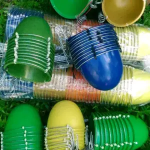 Batok Kawat Plastik isi 10 Pcs - Wadah Pakan Ayam Bebek Anggsa Bird Dijamin Awet Kuat Aman