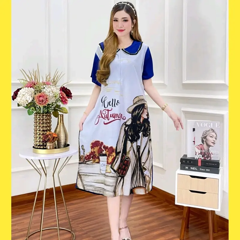Fuji Dres wanita terbaru 2023 // home dress terviral 3