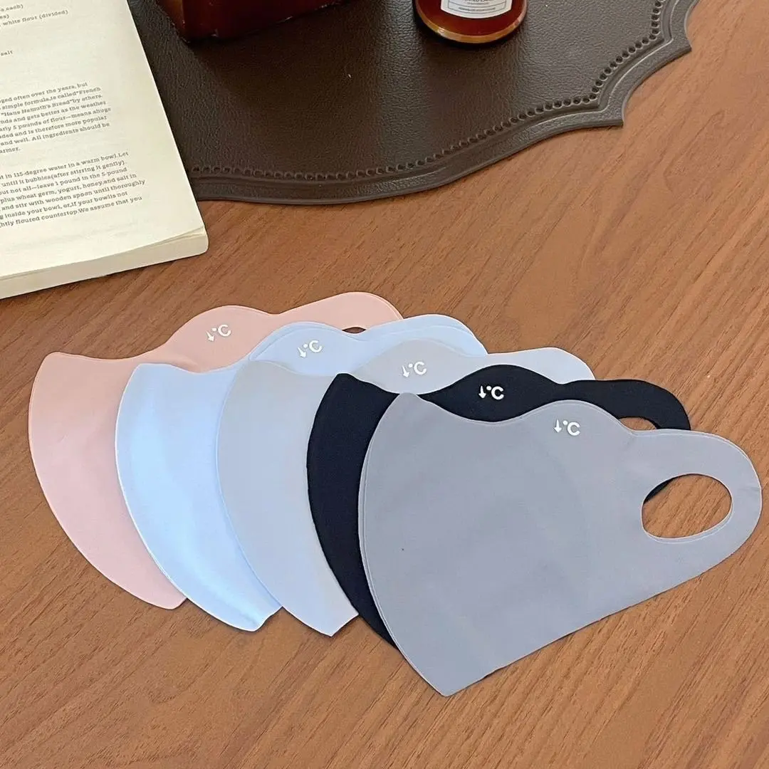 Sunscreen Mask UPF50+Ice Silk Mask Sunshade, Eye Protection, UV Protection, Breathable 3D Stereoscopic