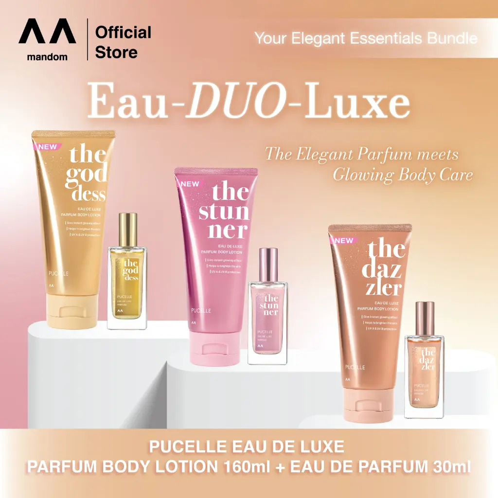 PUCELLE Eau DUO Luxe - Parfum Body Lotion 160ml + Eau De Parfum 50ml
