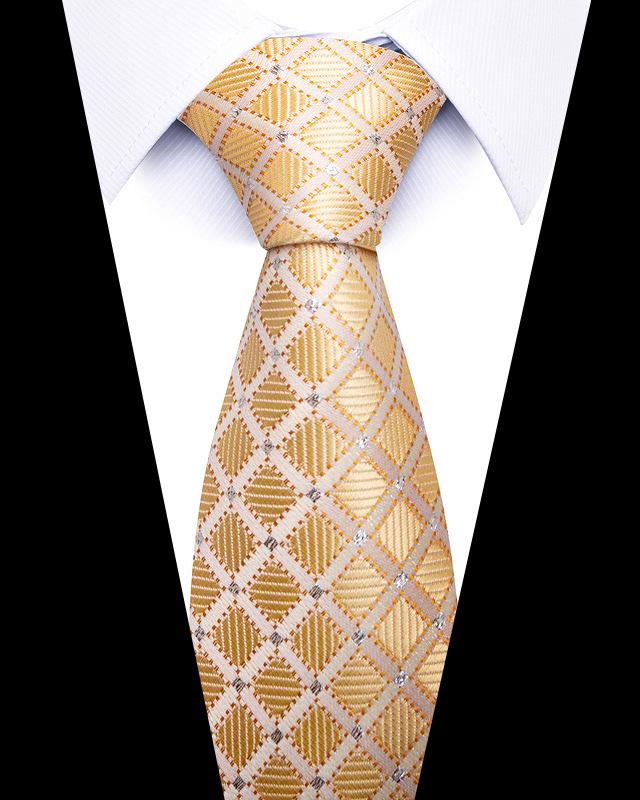 Product Introduction of 58 Styles High-quality Wedding Ties for Men Fashion New Style Blue Strip Print Neckties Daily Office Apparel Accessories Gift for Man 24
