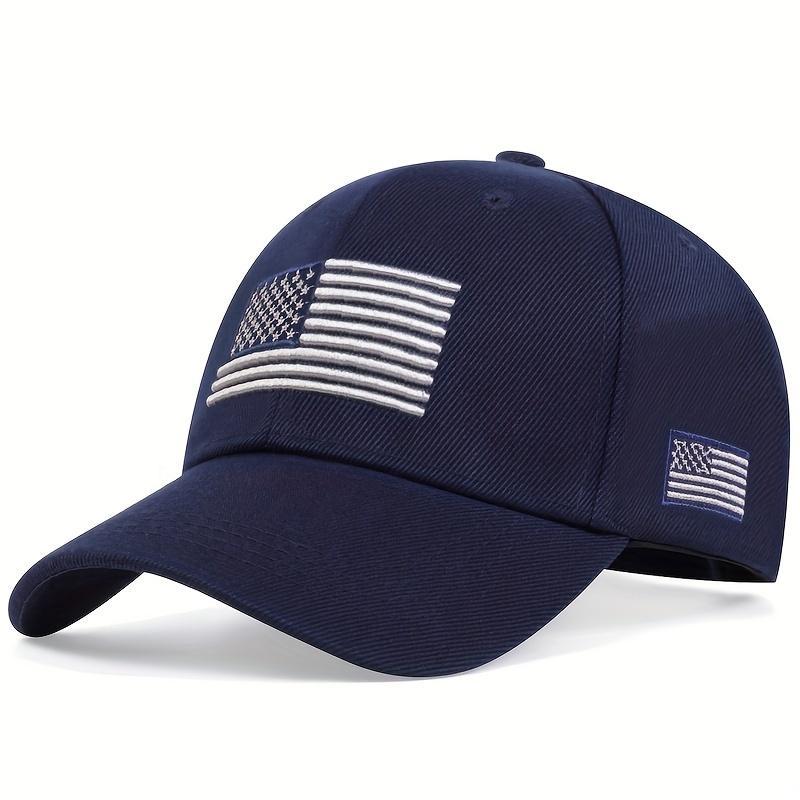 Product Introduction of USA Flag Embroidery Baseball Cap Solid Color Vintage Sun Hat Adjustable Lightweight Dad Hats For Women Men 24