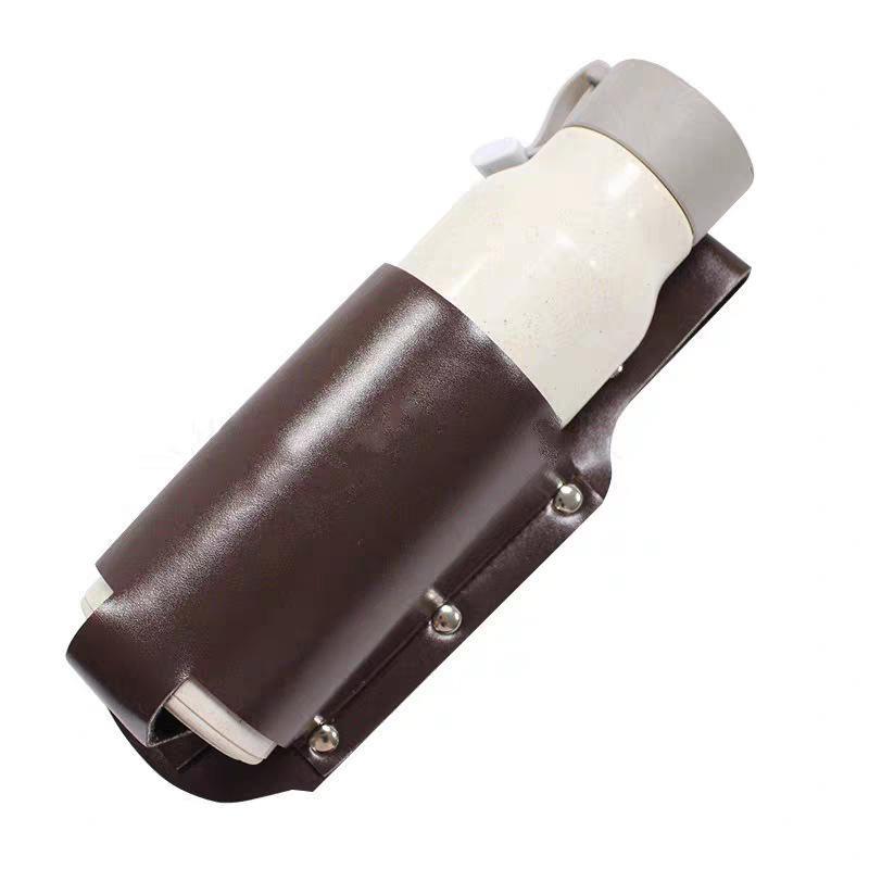 PU Leather Water Bottle Holder, Waterproof Waist Bottle Holder, Creative Waist Bag for Travel Outdoor & Backyard Use, Drinkware 2