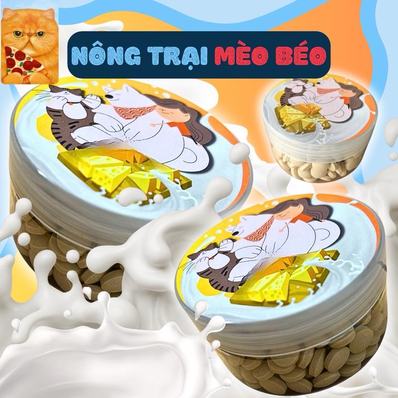 Viên Sữa Phô Mai Béo - Dưỡng Lông & Tăng Cân Cho Chó Mèo - Giúp Mấy Bé Béo Tròn Lông Mượt Bồng Bềnh