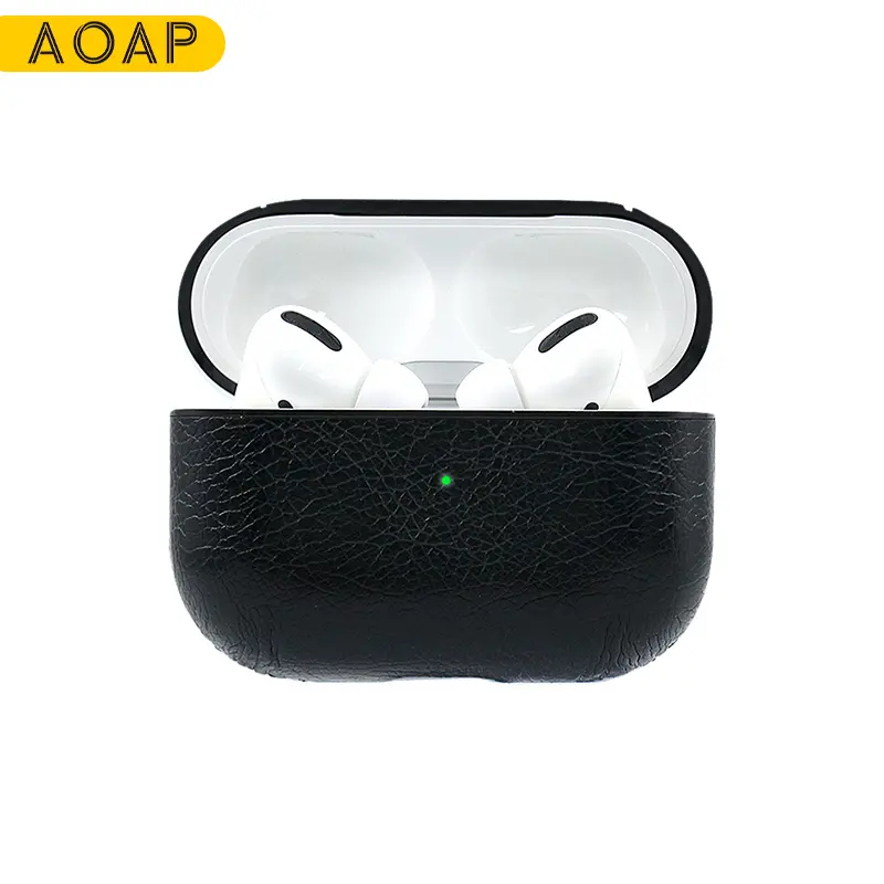 For Airpods Pro 2nd Generation/1st Generation leather case（with Keychain）