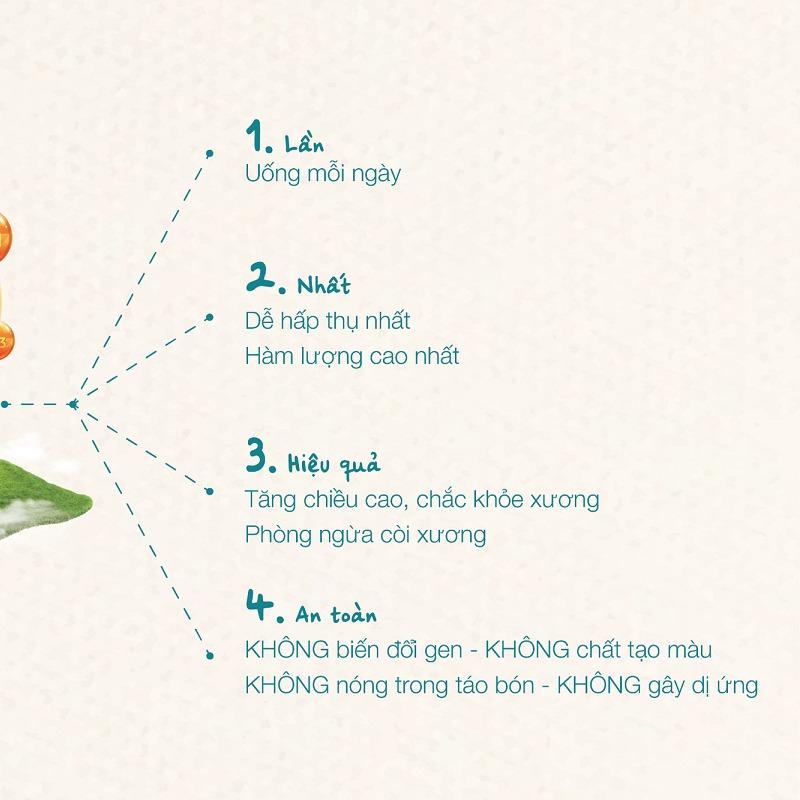 Canxi sinh học Bestical - D3, K2 - Hỗ trợ xương răng chắc khỏe (chai 120ml) 4
