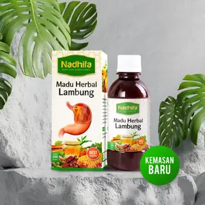 Madu Herbal Lambung Nadhifa / Madu Sehat Lambung Nadhifa 280gr - Madu Spesialis Maag & Typus Pengganti Madu Lambung Asyifa