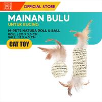 Gambar M-Pets Natura Roll & Ball Cat Toy / Mainan Bulu Gigit Kucing - Mainan Bulu Gigit Kucing dari M-Pets Volk Pets Indonesia Kota Tangerang 3 Tokopedia