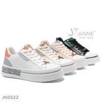 Gambar JOANNE Casual Sport Sneakers Shoes Wanita JN5522 Black Pink - PINK, 36 dari JOANNE.ID Kota Tangerang 1 Tokopedia
