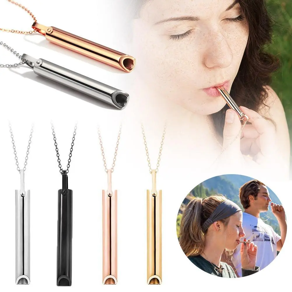 Stress Relief Necklaces Breathlace Quit Smoking Vaping Reliever Mindful Anxiety T6F7