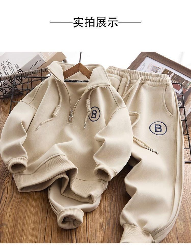 Product Introduction of Bộ Đồ Bé Trai, Quần Áo Trẻ Em, Bộ Hai Mảnh, Bộ Đồ Quần Áo Thể Thao, Dáng Rộng Vừa Vặn, Áo Khoác Đẹp Trai, Thích Hợp Cho Mùa Xuân Và Mùa Thu, Hàng Mới Về Năm 2024 13