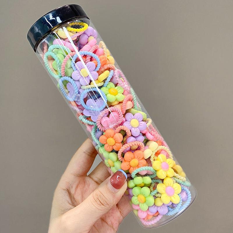 Product Introduction of Aksesori rambut kanak-kanak, gelang getah elastik kartun, kepala bayi, tali kulit, bunga kecil, hiasan kepala gadis comel, tidak akan menyakiti rambut 22