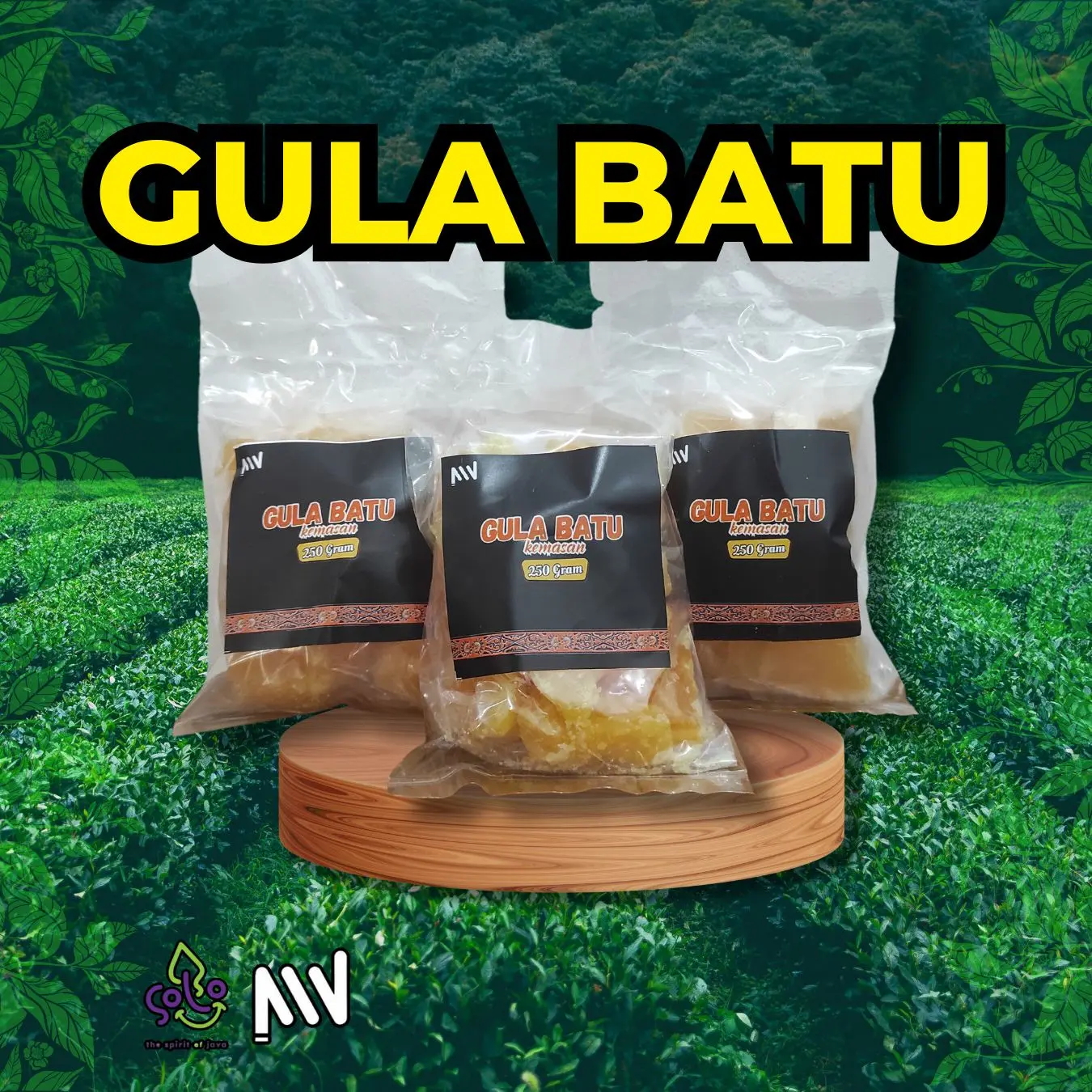 GULA BATU KUNING ASLI / GULA BATU CETAK 250 GRAM - Shop | Tokopedia