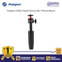Gambar Fotopro TL601 Tripod with SJ-85+ Phone Mount – Sleek Black dari Sentra Digital Kota Surabaya 2 Tokopedia