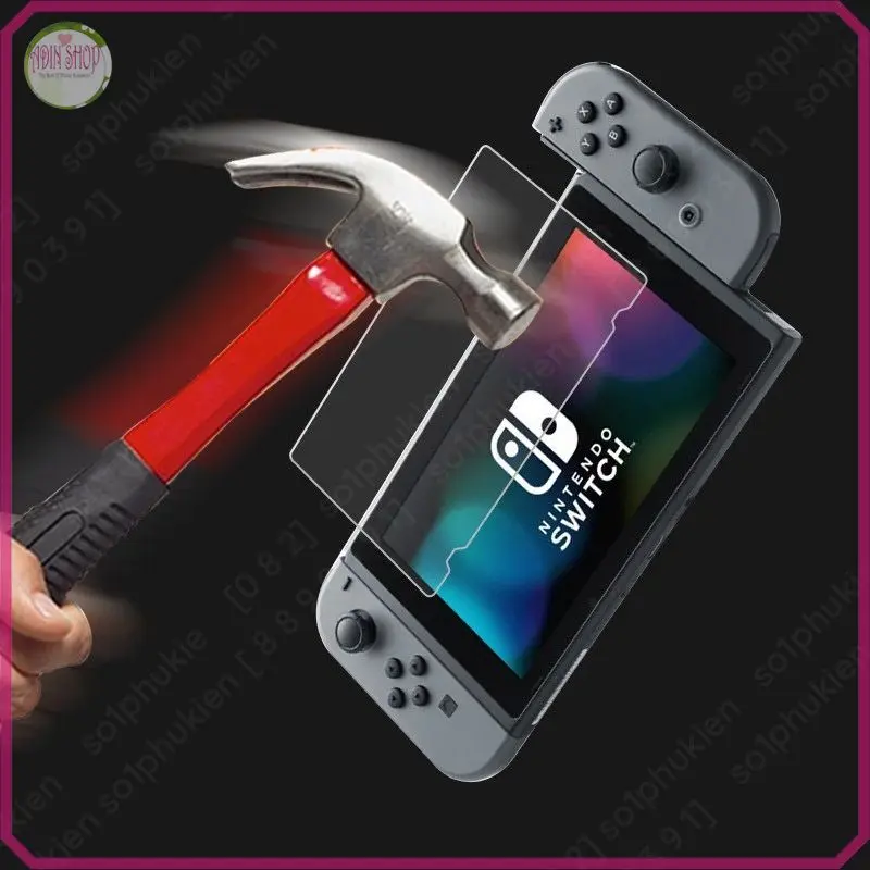 Kính Cường Lực 9H Bảo Vệ Màn Hình Cho Máy Chơi Game Nintendo Switch V1, V2, Switch Lite, Switch Oled cacấp 2