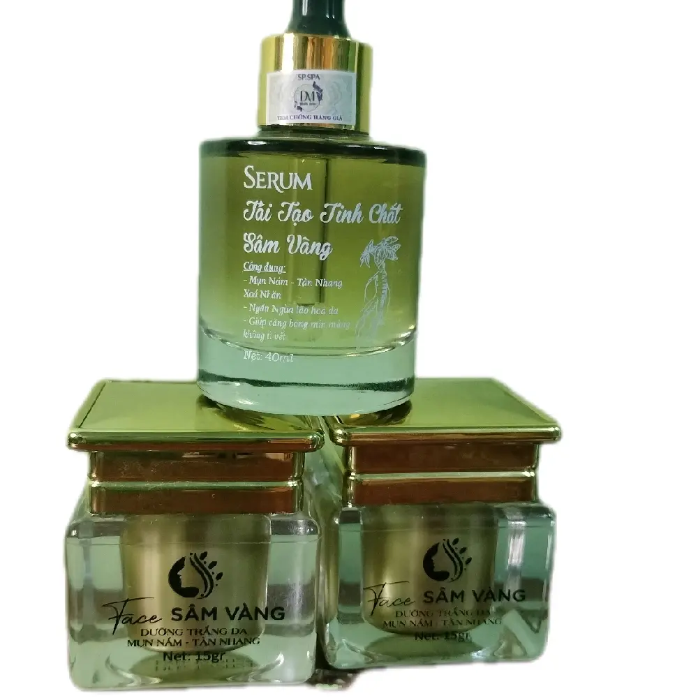 2 KEM DƯỠNG 1 TÁI TẠO TINH CHẤT SÂM VÀNG . Serum