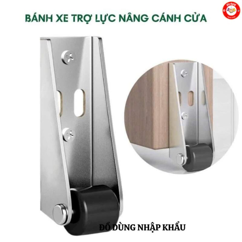 Bánh xe đẩy mini, bánh xe trợ lực cửa, bánh xe nhỏ chịu lực di chuyển đồ đạc-kem ốc vít