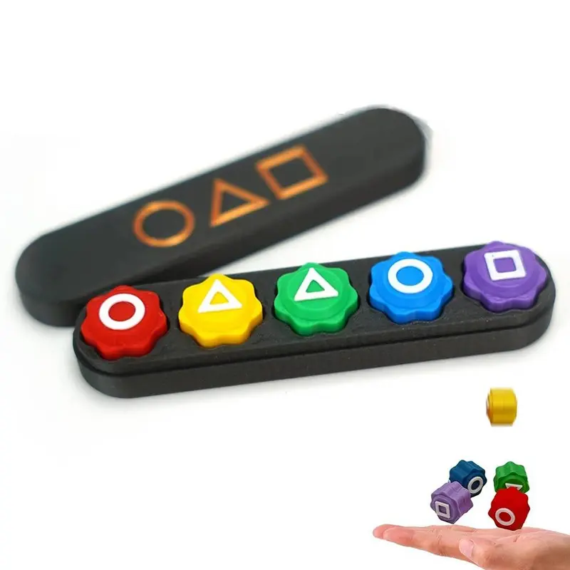 Đồ Chơi Bắt Đá Truyền Thống Hàn Quốc Squid Game Gonggi, 5 Cái / bộ, Đạo Cụ Xúc Xắc Trò Chơi 2