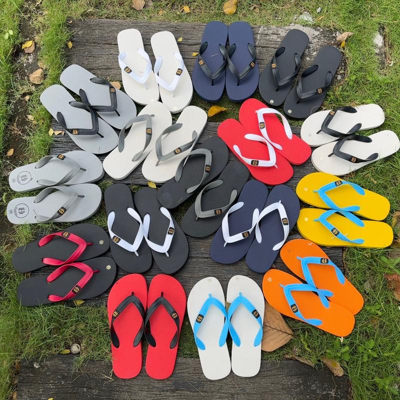 Dép Thailand HD nhiều màu sắc DéP Nam Cao Su Đế Bằng dép xỏ ngón dép boy phố 2025