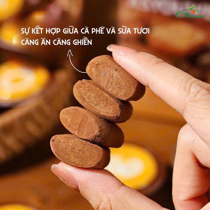 Product Introduction of 1kg Kẹo Cà Phê Sữa Capuchino 5D, Kẹo Dẻo Thơm Ngon - Cafe, Coffee, Snack, Candy, Thức Ăn, Food, Ăn Vặt 4