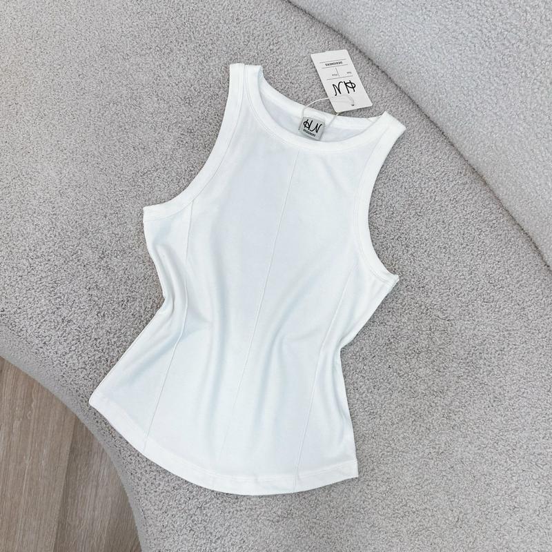 B23_Áo Thun Ba Lỗ Phôm Ôm Chất Zip Lụa QC