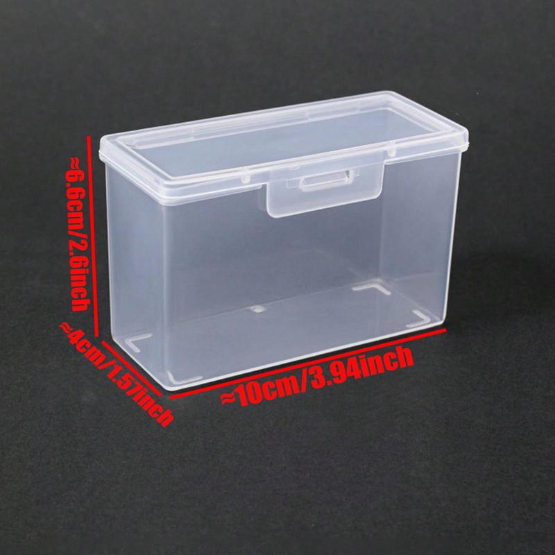 Transparent Card Box, 1 Count Poker Card Storage Box, Desktop Card Organizer, Office Stationery & Supplies, Desk Organizer for Home Office 1