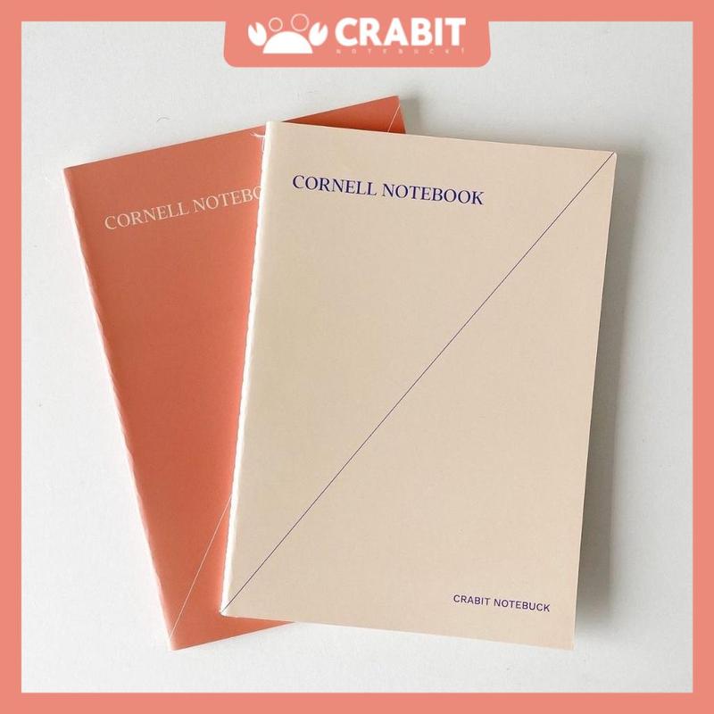 Vở cornell vở ghi chép học sinh 80 trang may gáy 100gsm ruột dot grid Crabit