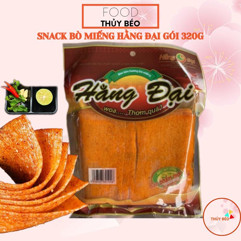 Bò Miếng Hằng Đại Gói To 320gr Thức Ăn Vặt THỦY BÉO FOOD Snack