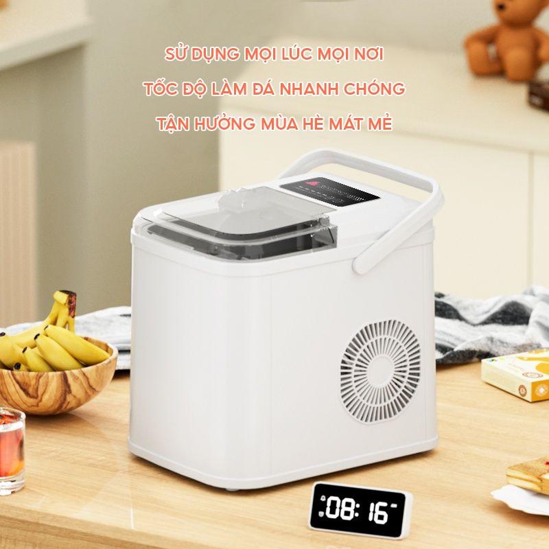 Product Introduction of [Giao hàng miễn phí] Máy làm đá mini nhanh 6 phút chất lượng cao, tủ lạnh mini gia đình 10