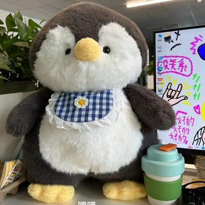 ตุ๊กตาเพนกวินน้อย น่ารักและน่ารัก หมอนนอน ของเล่นตุ๊กตา เหมาะสำหรับเด็กผู้หญิง Ragdoll เหมาะสำหรับกอดนอน ของขวัญคริสต์มาสในอุดมคติ