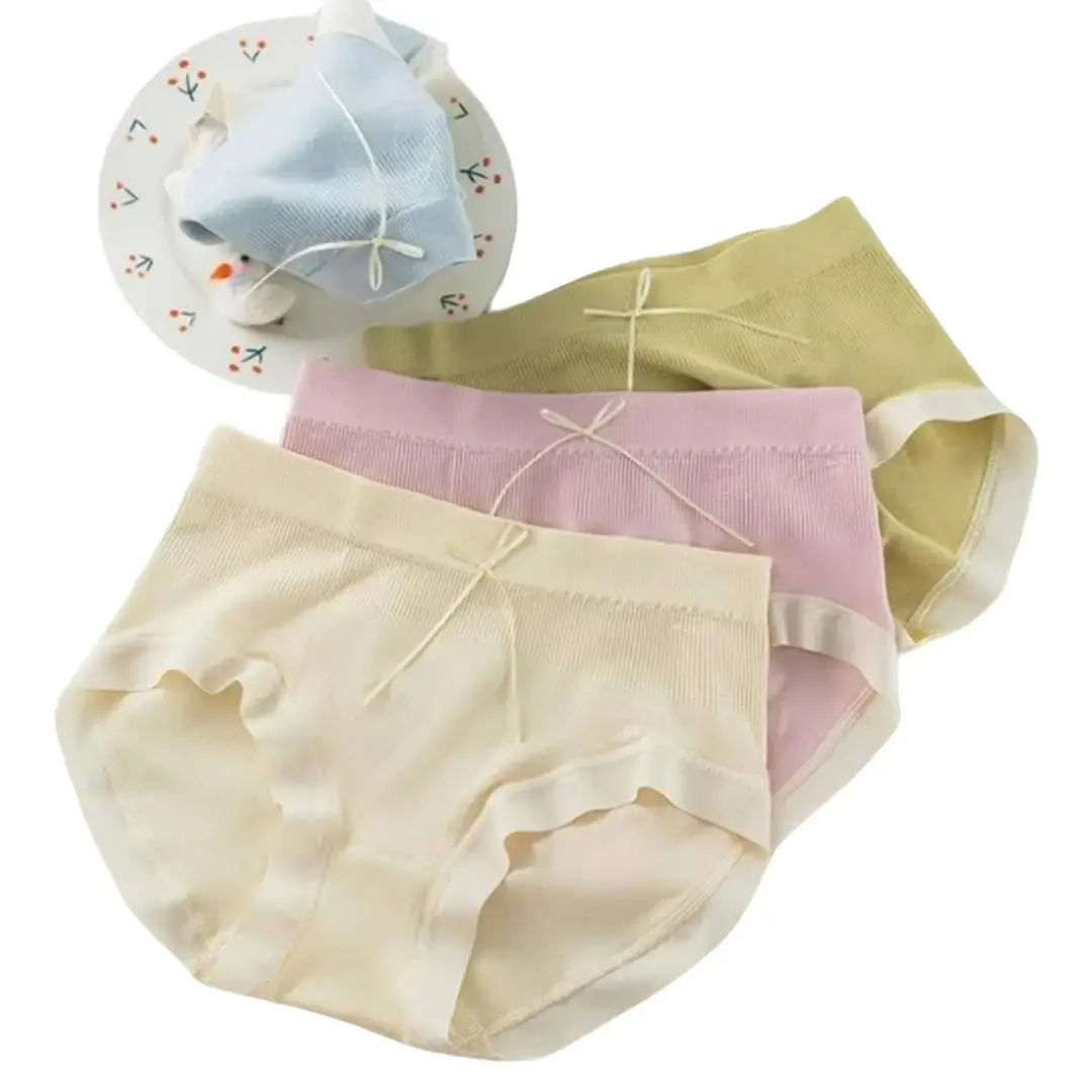Combo 10 quần lót Nữ  cotton Nhật  Q606 chất đẹp mềm mại co giãn  size 40-62KG - có tách lẻ 5 chiếc .Dệtt Women Kem Nhung
