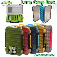 Gambar Vinnatsu 3 Warna  Two Sided Plastic Lure Case Box Lure Box Umpan Pancing Metal Jig Box 14 Slot Mini Kotak Umpan - Hijau dari Vinnatsu official Kab. Tangerang 1 Tokopedia