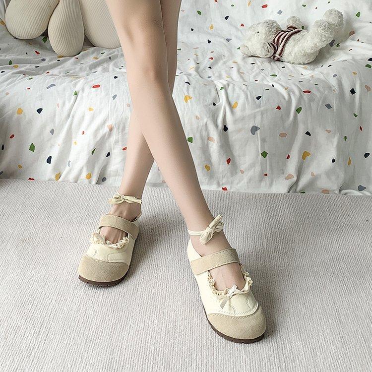 Product Introduction of Giày búp bê nữ da lộn LAMMI CUTIE SHOES  mã SN02  cao cấp. 14