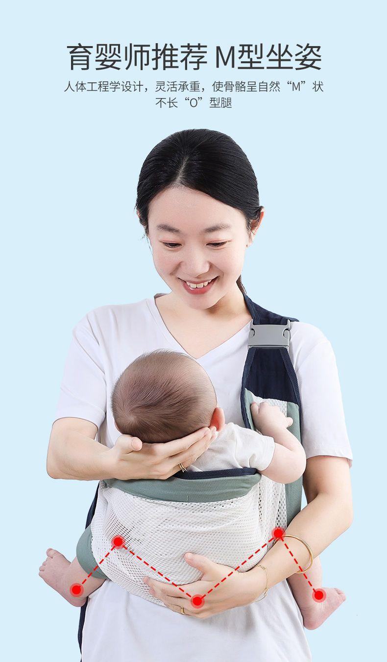 Product Introduction of Địu Em Bé Thiết Kế Hai Công Dụng Đơn Giản, Sử Dụng Ngoài Trời, Thoáng Khí, Đa Năng, Thích Hợp Cho Trẻ Sơ Sinh Và Trẻ Em, Địu Em Bé Giữ, Dụng Cụ Hữu Ích 2