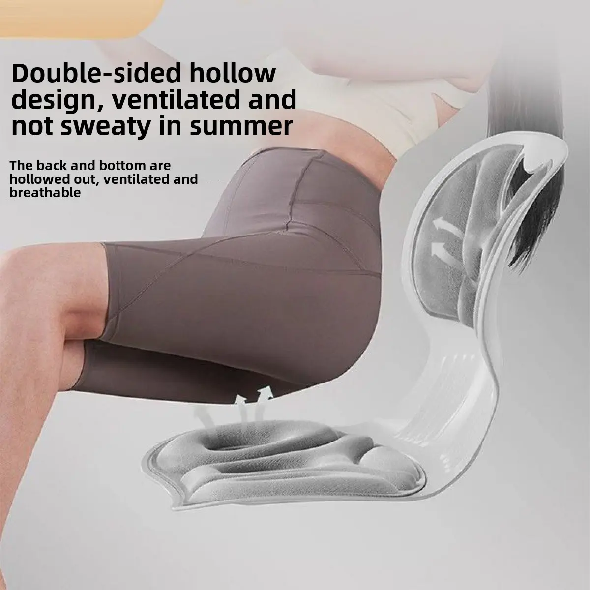 Car Seat Corrective Seating Chair Sedentary Backrest Cushion Back Protector Hip Correction Sitting Lumbar Brace Waist Support