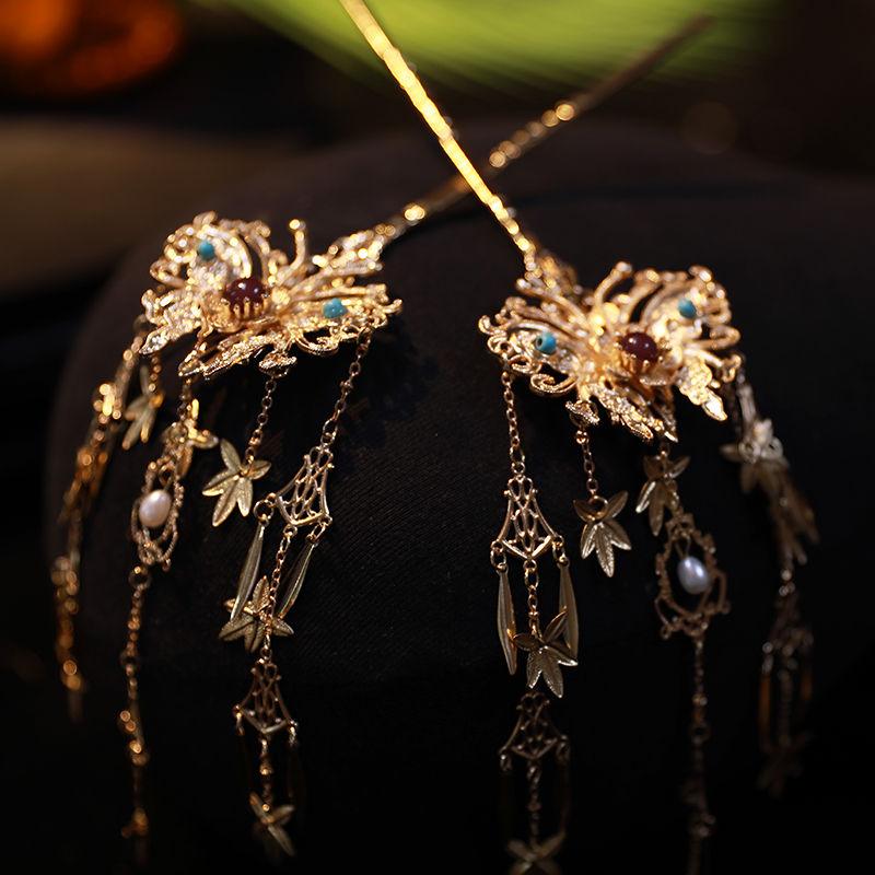cài tóc Cho Quần Áo Hán Phục, Phong Cách Cổ Xưa Nian Nujiao Boutique, Kẹp Tóc Phổ Biến Bông Tai Tuinga, Thích Hợp Cho Bé Gái, Đồ Trang Trí Kẹp Tóc 7