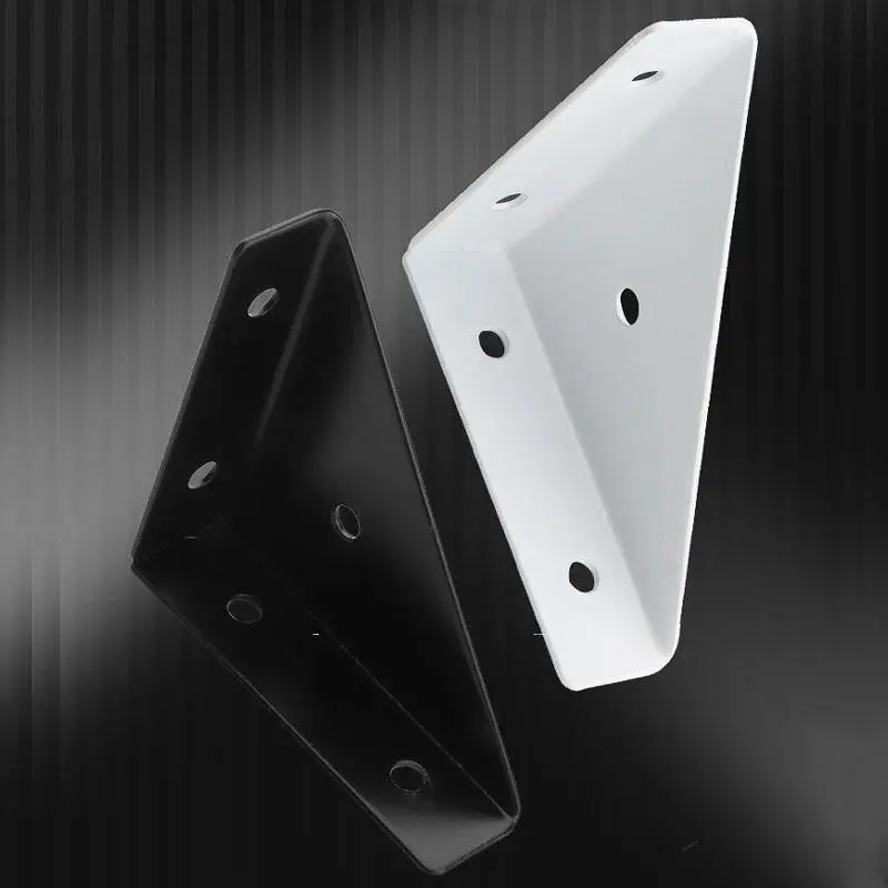 Right Triangle Corner Bracket, Furniture Wooden Table Bed Cabinet Edge Connection Bracket, Durable Corner Support Fastener