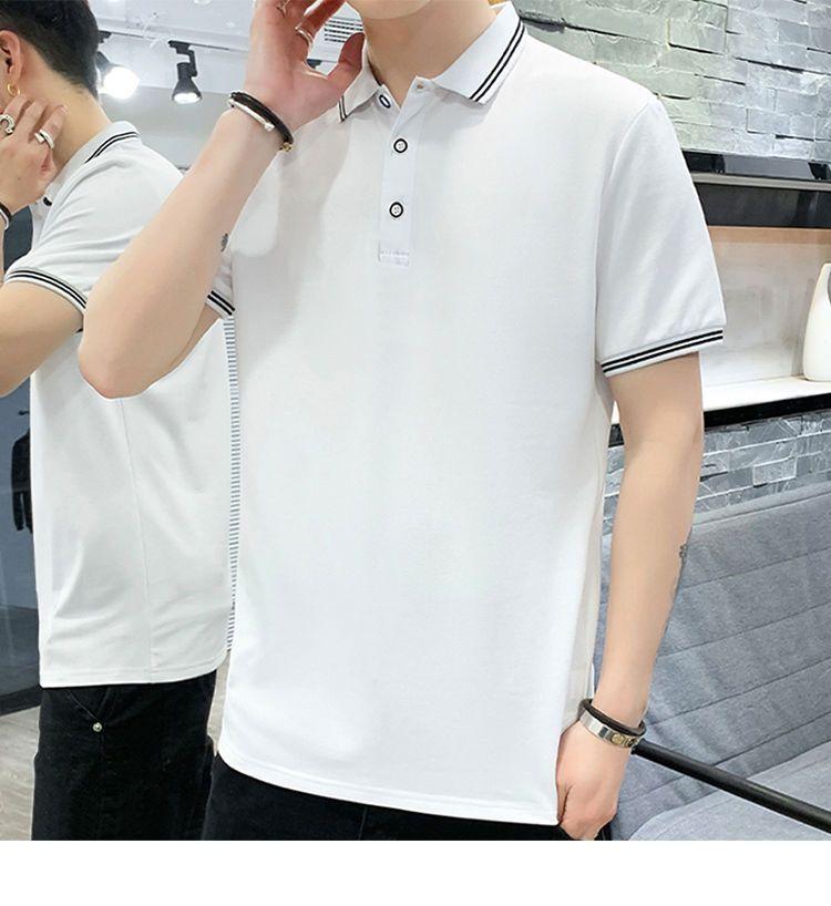 Product Introduction of Áo Polo, Phong Cách Nhật Bản, Ngắn Tay, Áo Thun Nam, Hợp Xu hướng, Dáng Rộng Vừa Vặn, Dễ Phối Đồ, Thường Ngày, Cổ Polo, Quần Áo Mới Mùa Hè 2021 9