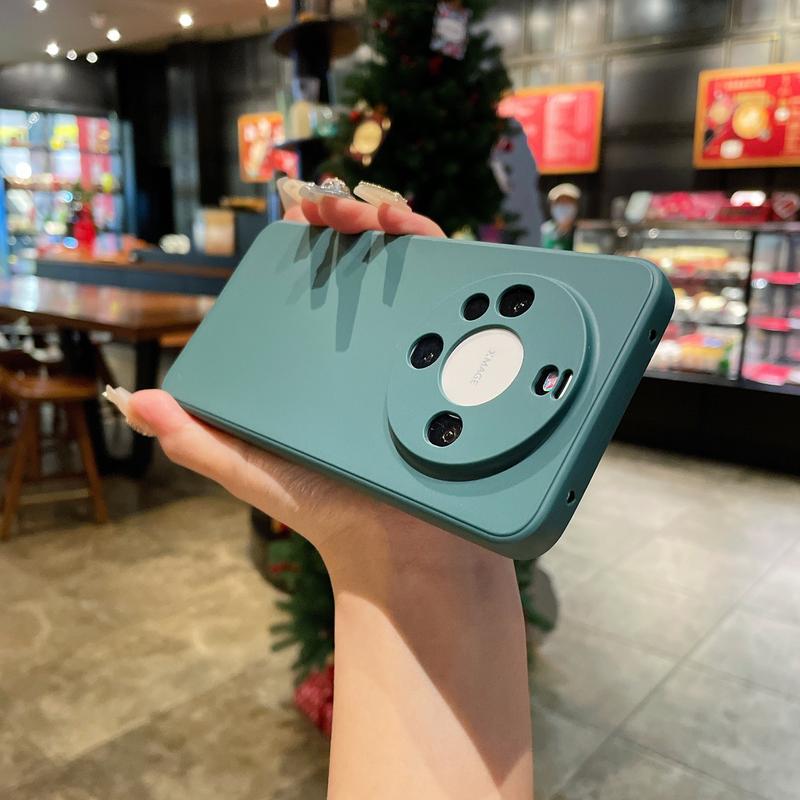 Product Introduction of Suitable for Mate60 Fine Hole Frosted TPU Straight Nova12 Protective Case Huawei Pura70 Silicone Phone Case Cellphone Protector Protection Smartphone 14