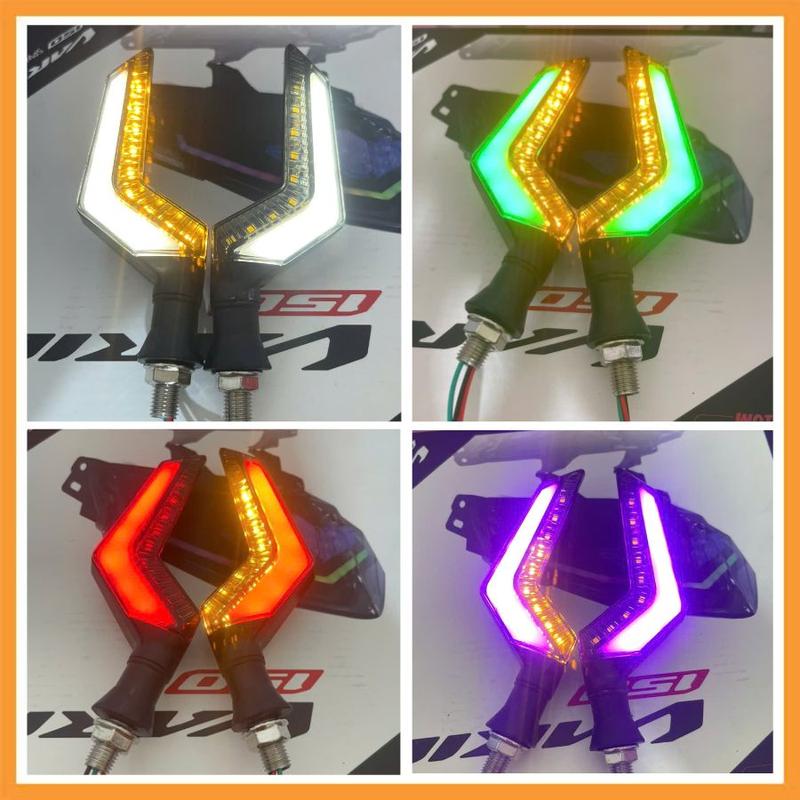 Xi nhan chữ Z  Led đuổi audi 12v gấp khúc cho xe điện x men,133s, xe máy, sáng rực rỡ khi đêm về ...