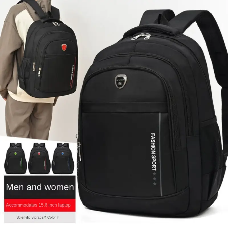 Multi Layer Design Men Backpack Waterproof Oxford Cloth School Bag For Boys Large Capacity Travel Backpacks
