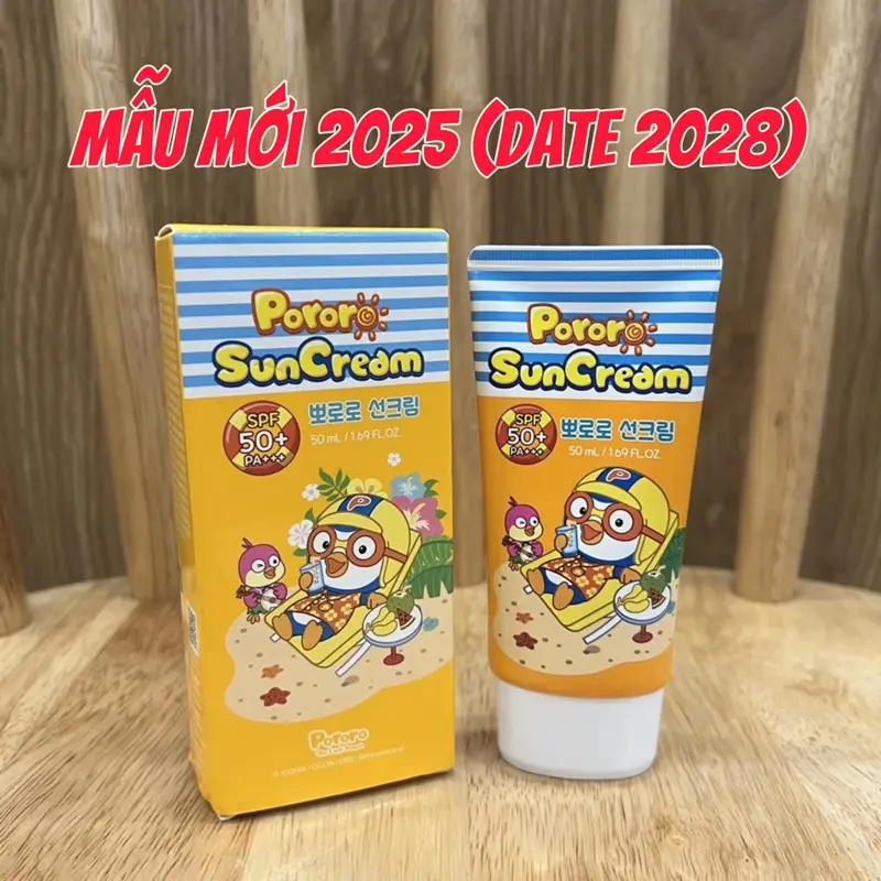 Kem chống nắng trẻ em Pororo Sun Cream SPF50+